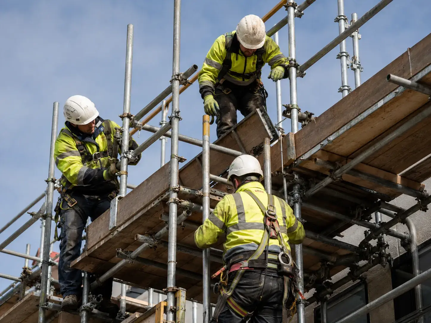 Large commercial scaffolding project and complex facade access in Cork.