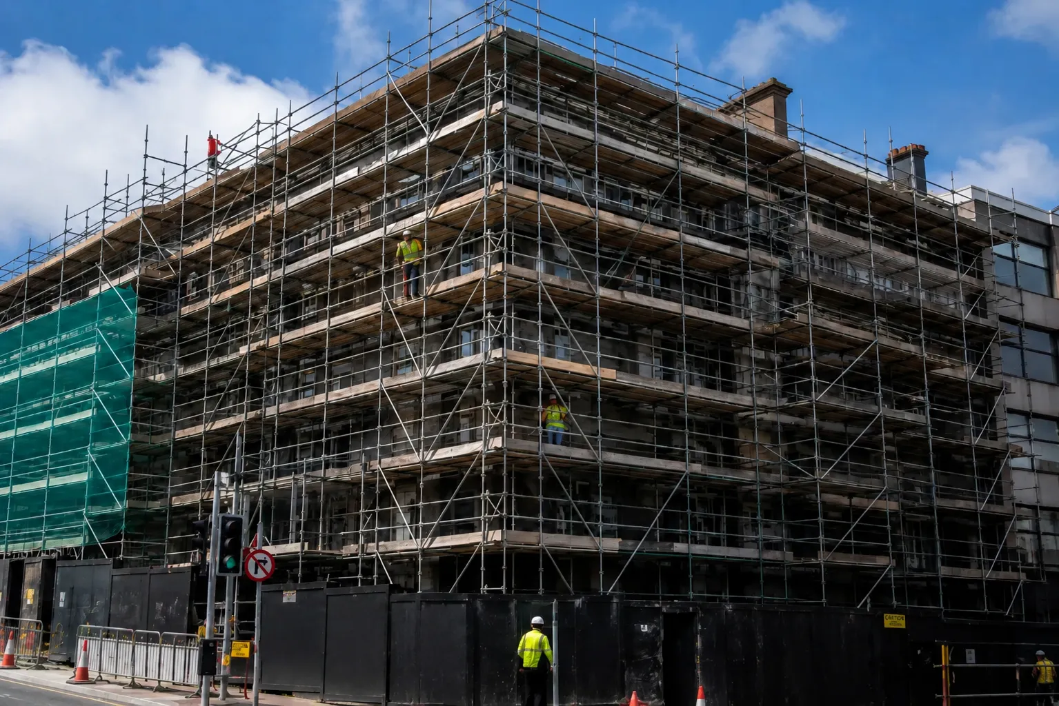 commercial scaffolding project ireland